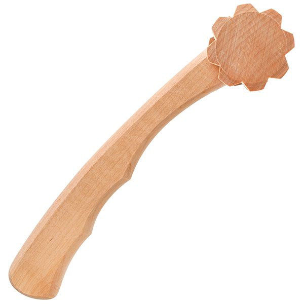 Массажер "Каток" крупный зуб МА6109 деревянный Тимбэ купить в OrtoMir24